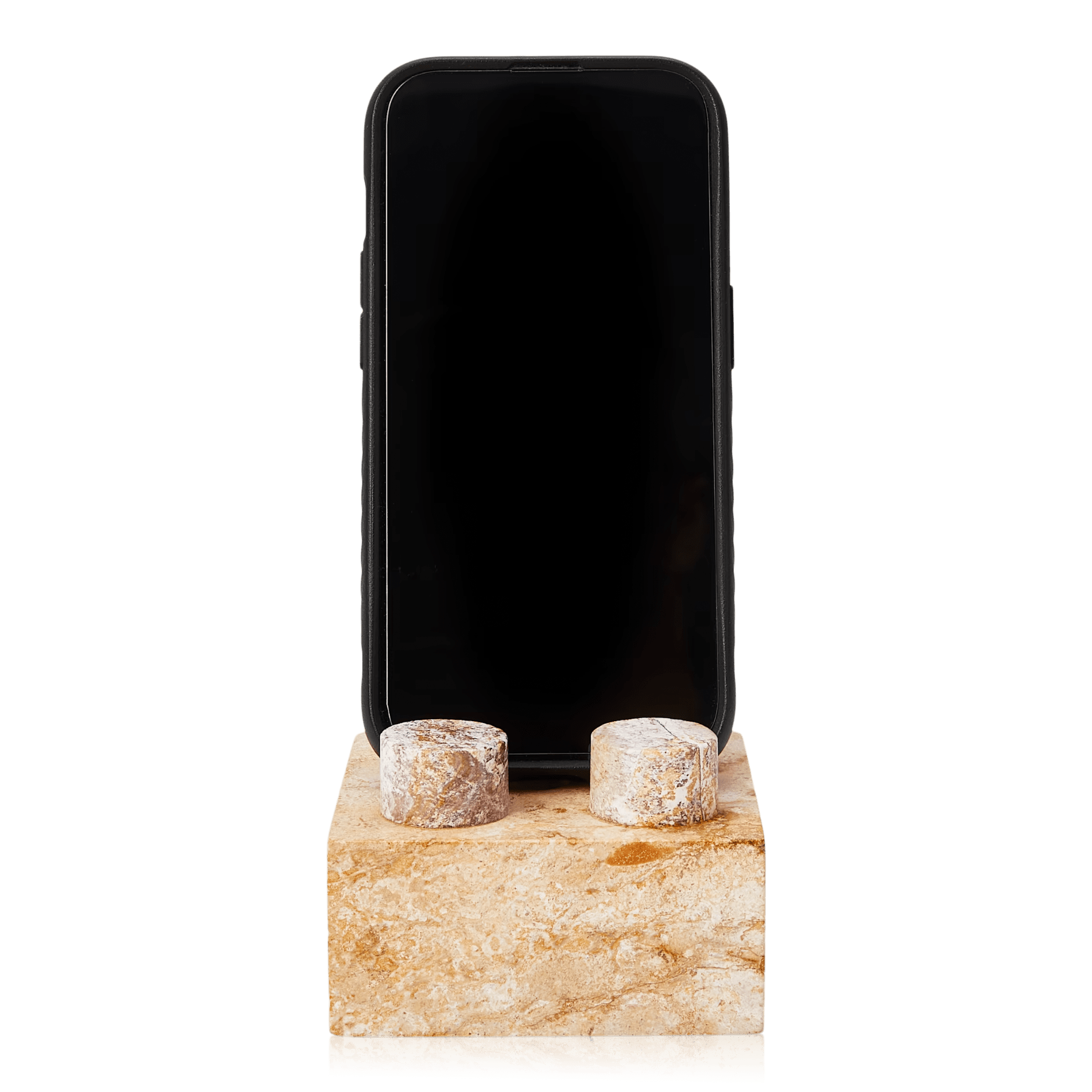 Stone Brick Phone Stand