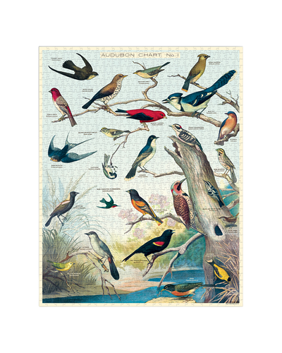 Vintage Birds 1,000-piece Jigsaw Puzzle