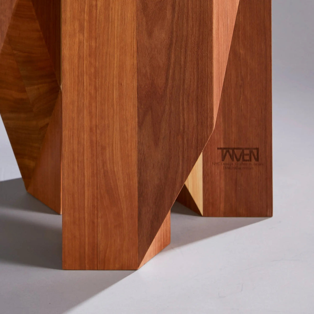 Yosegi Wood Stool Pair