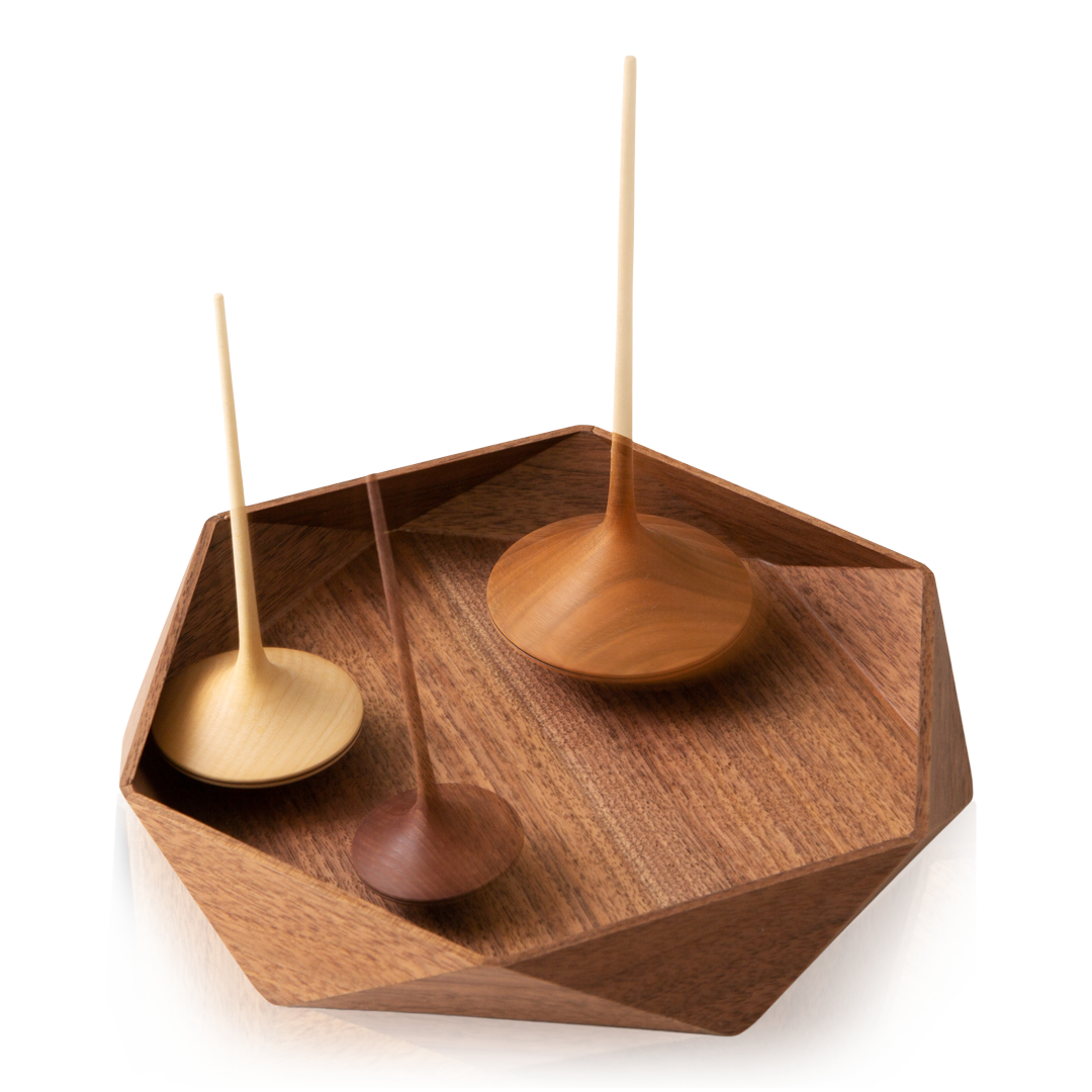 Geometric Wooden Tray