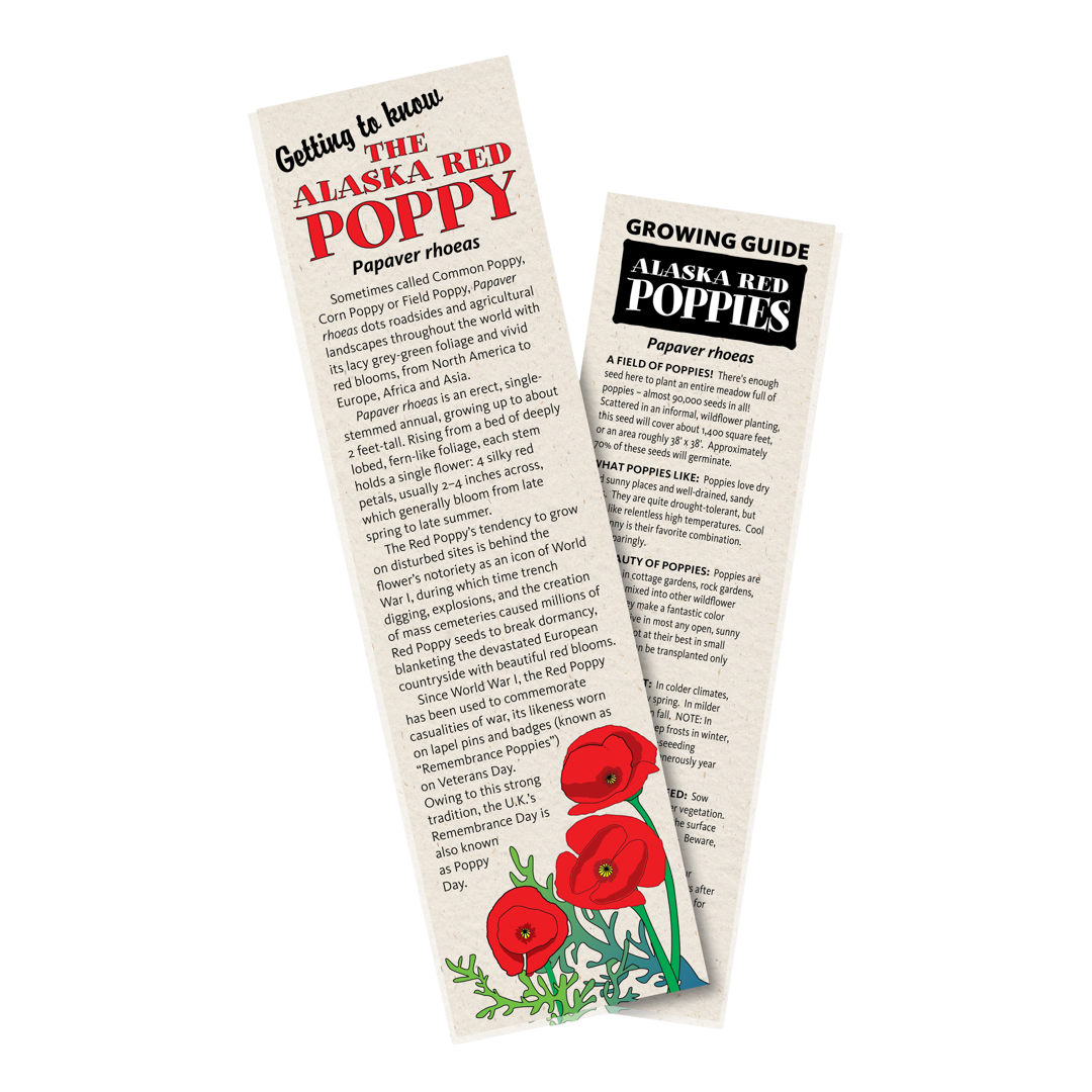 Seed Grow Kit: Alaska Red Poppies