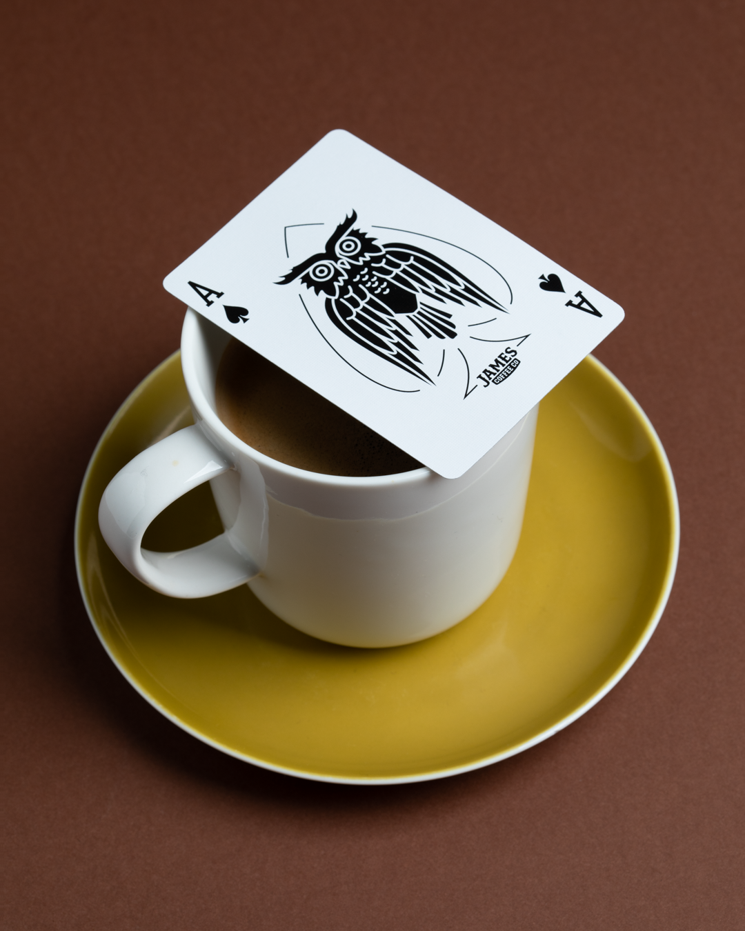 James Coffee, Black Edition Playing Cards - Art of Play