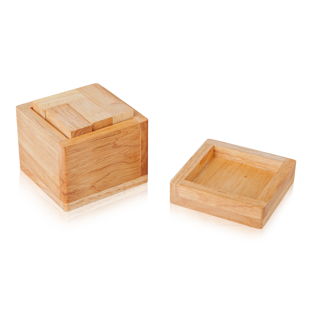 Rubberwood Soma Cube