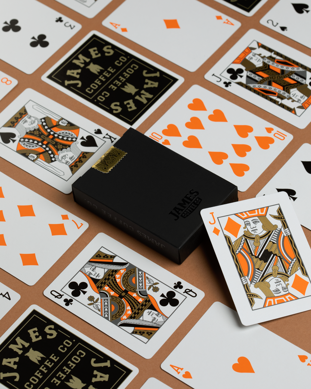 James Coffee, Black Edition Playing Cards - Art of Play