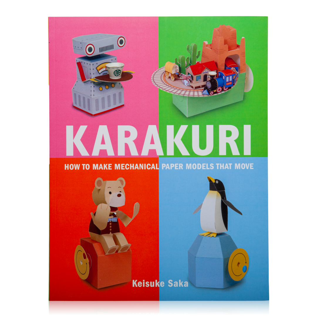 Moving Pyssla Model KARAKURI: How to Make Mechanical Paper Models That Move