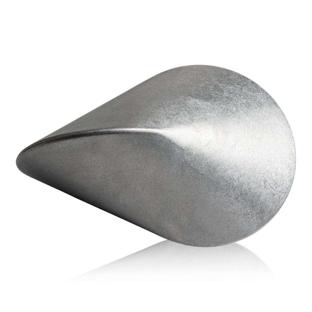 Geophics The Original Oloid - Desk Toy Sculpture Geometrically &  Mathematically Perfect Piece of Art Stainless Steel Gift for Kids & Adults  (Brushed