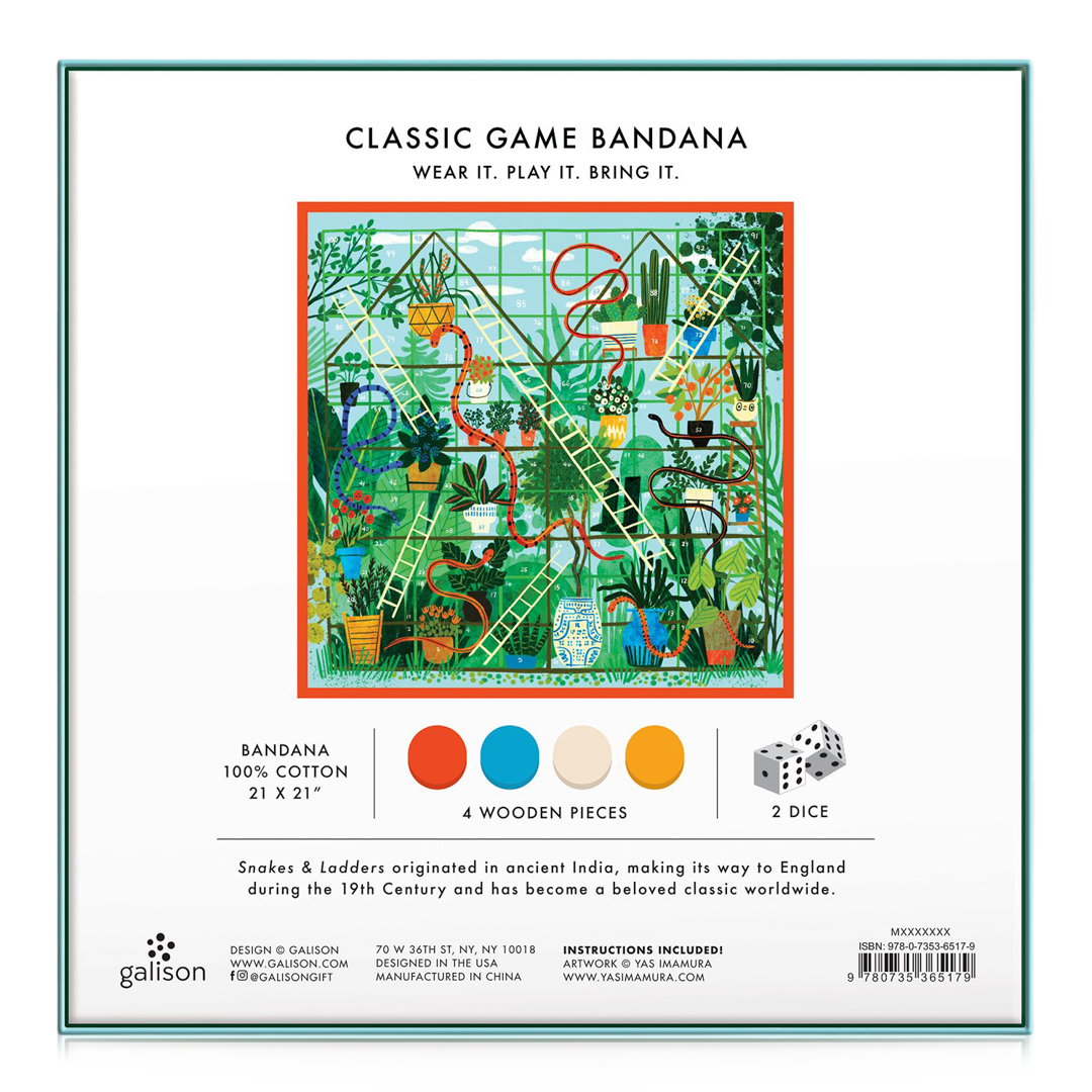 Snakes & Ladders Game Bandana