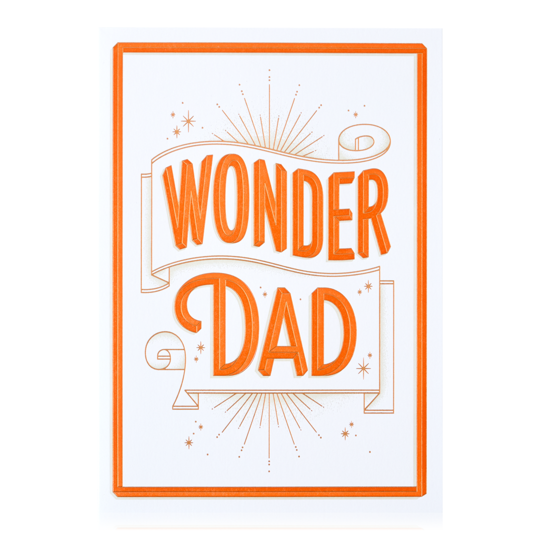 "Wonder Dad" Card