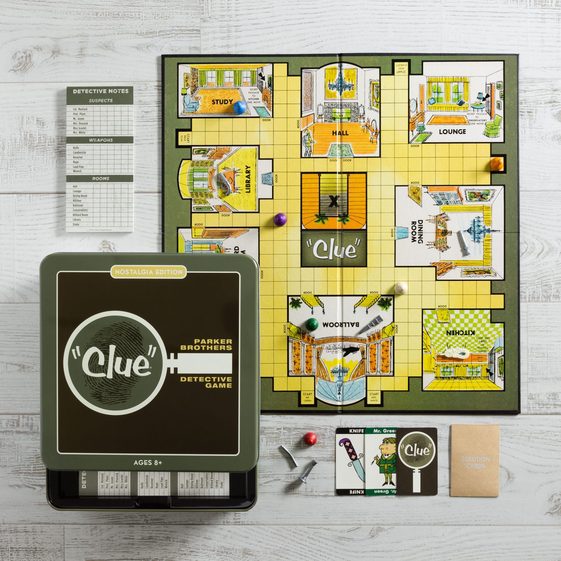 Cluedo, detective secret box