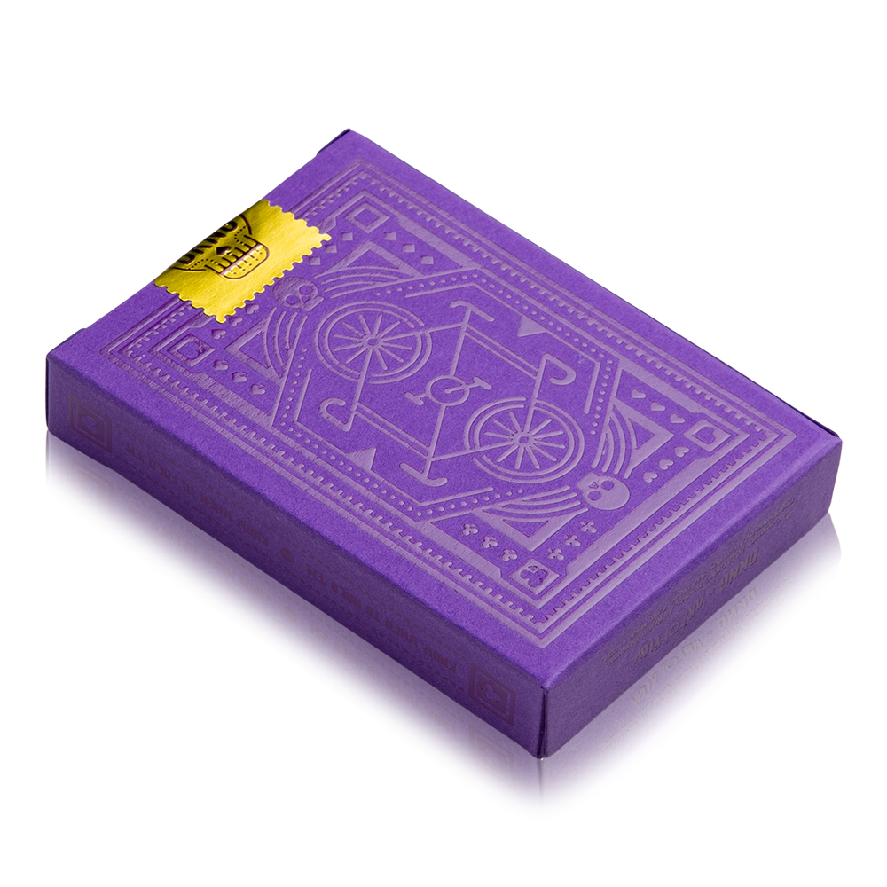 ART OF PLAY × DKNG レインボーホイール全６種 DKNG Rainbow Wheels (Purple) Playing Cards by Art of Play