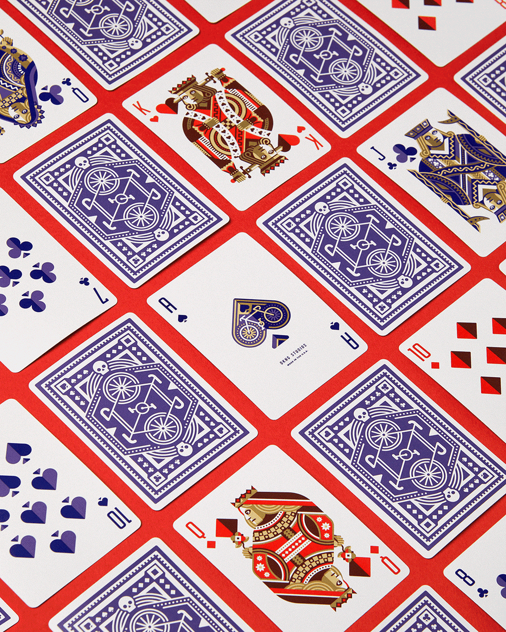 DKNG Purple Wheels Playing Cards - Art of Play