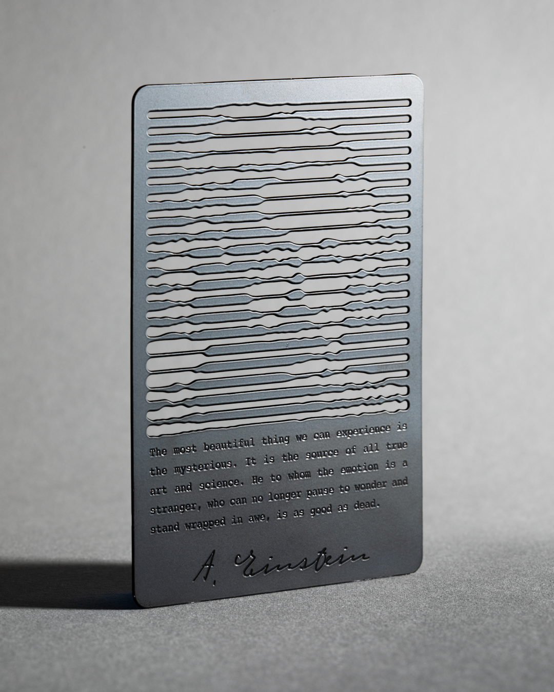 Einstein Metal Bookmark