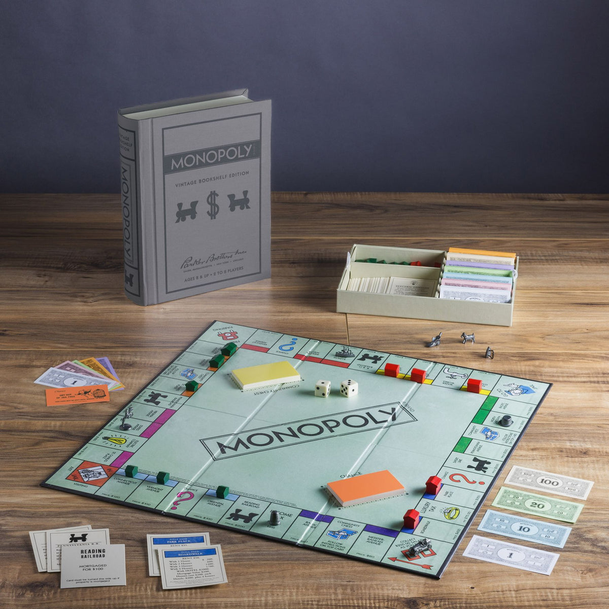 Monopoly Math Edition Monopoly Vintage Bookshelf Edition