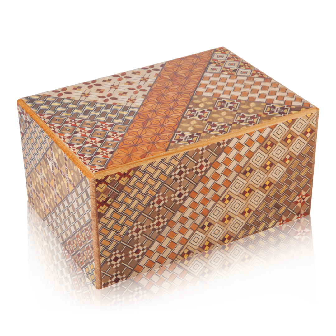 54-Step Yosegi Puzzle Box