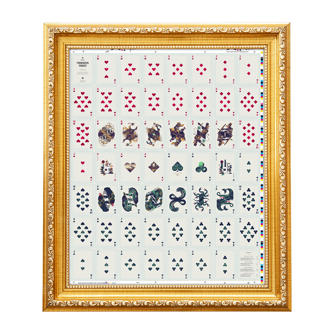 Forbidden Forest Uncut Sheet